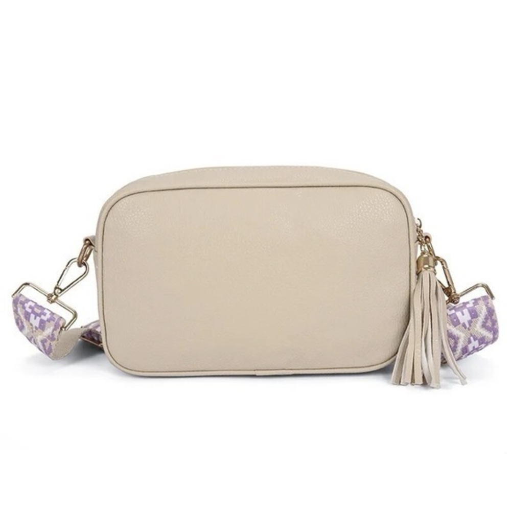 Cream Guitar Strap Purse